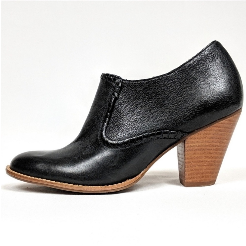 Jack Rogers Kyle Black Leather Bootie